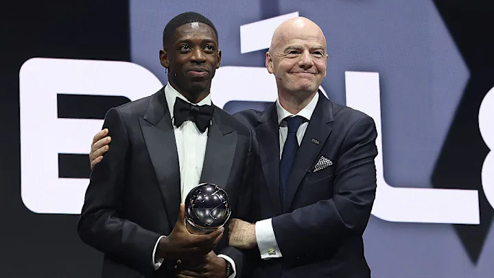 Dembélé crowned FIFA Best men’s player of the year